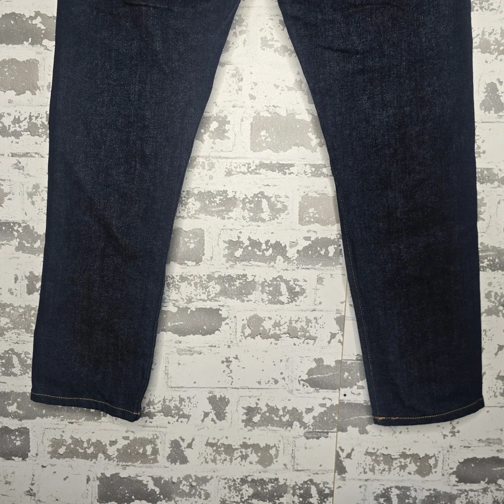 Kato Hiroshi The Scissors Slim Tapered Indigo Raw Selvedge Denim Jeans Mens 30